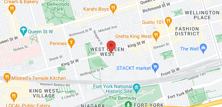 map of #PH05 -801 KING ST W